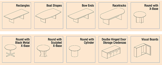 Conference Tables Spotlights